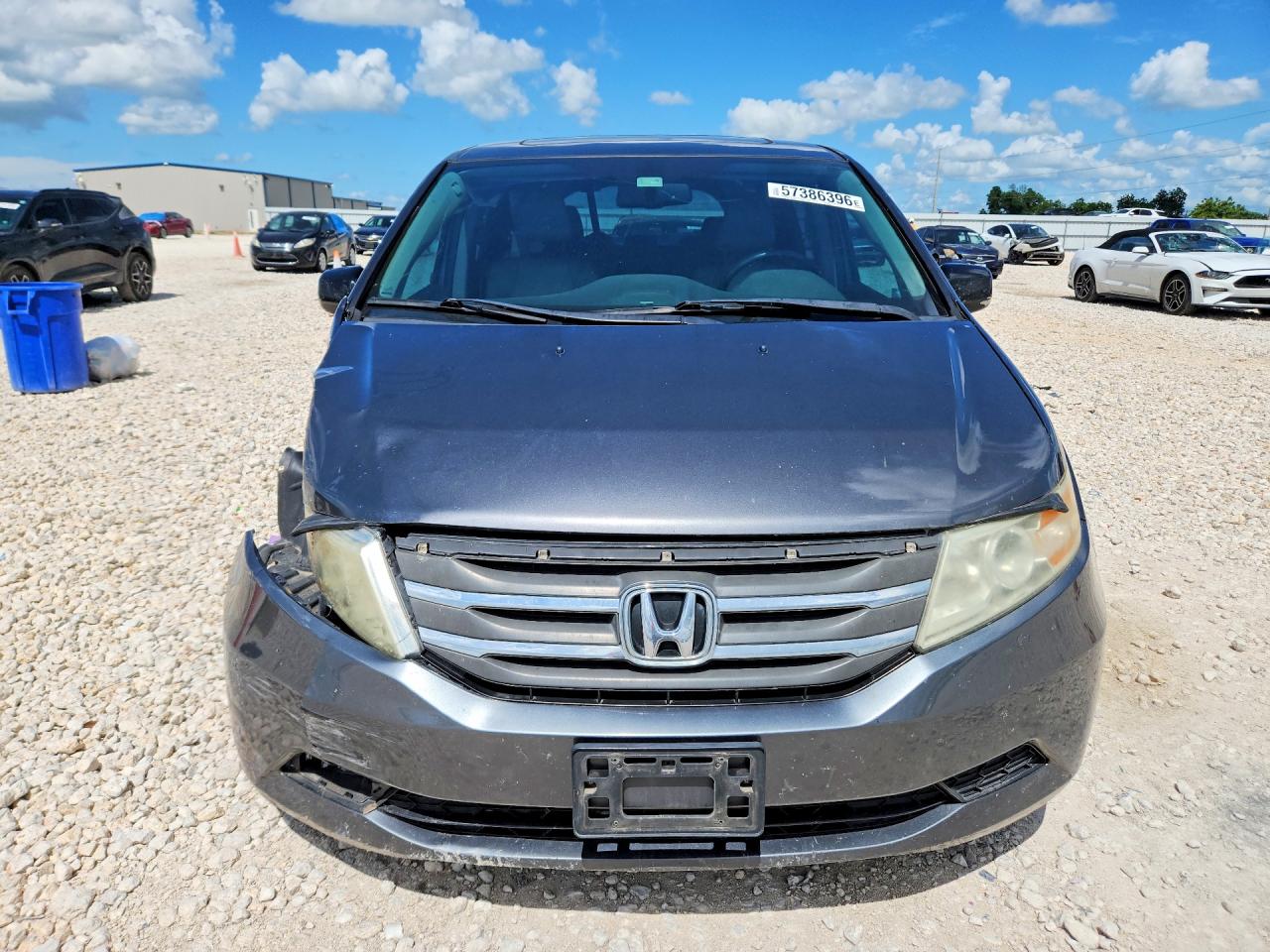 2013 Honda Odyssey Exl Серый vin: 5FNRL5H61DB023055
