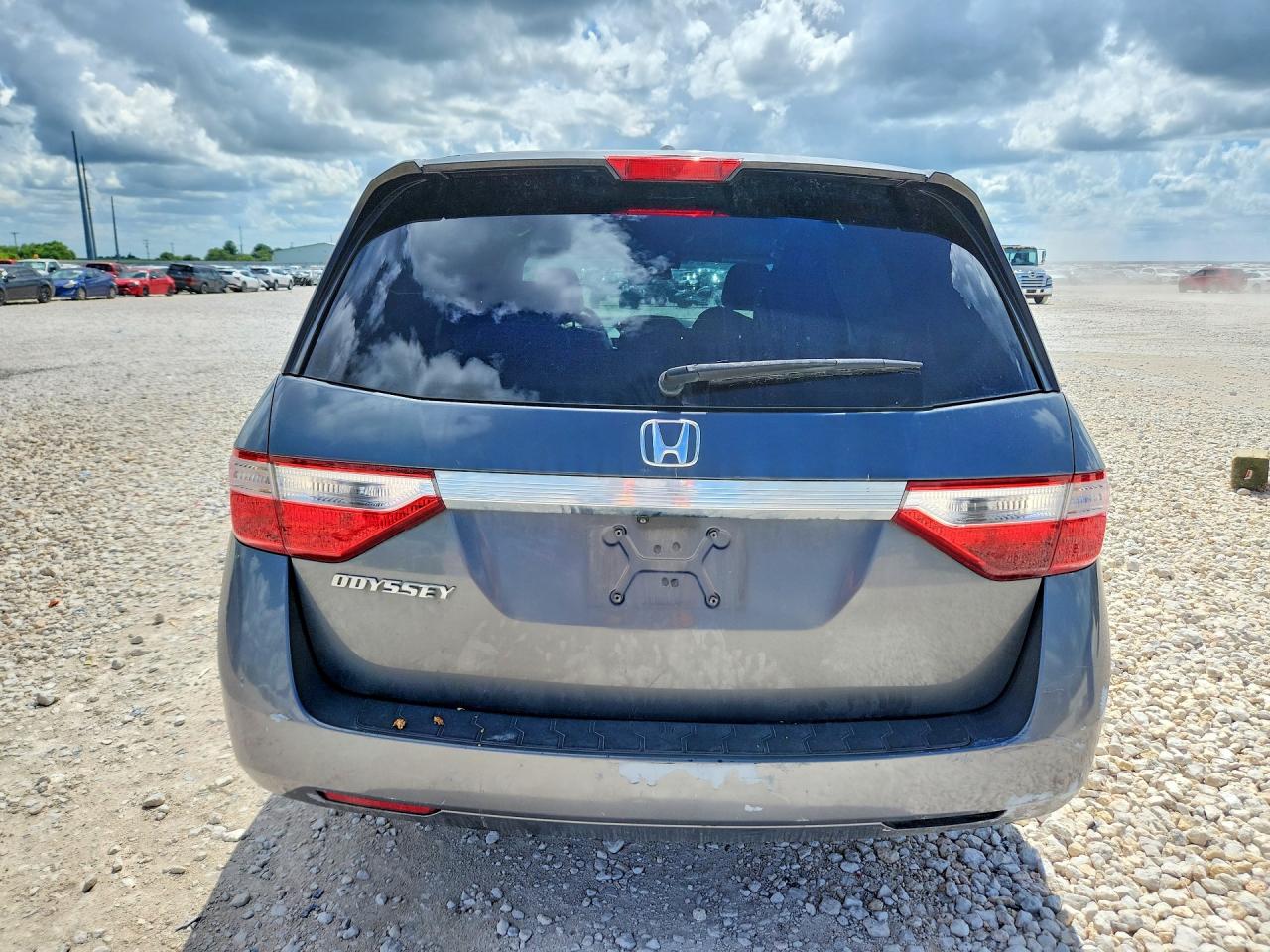 2013 Honda Odyssey Exl Серый vin: 5FNRL5H61DB023055