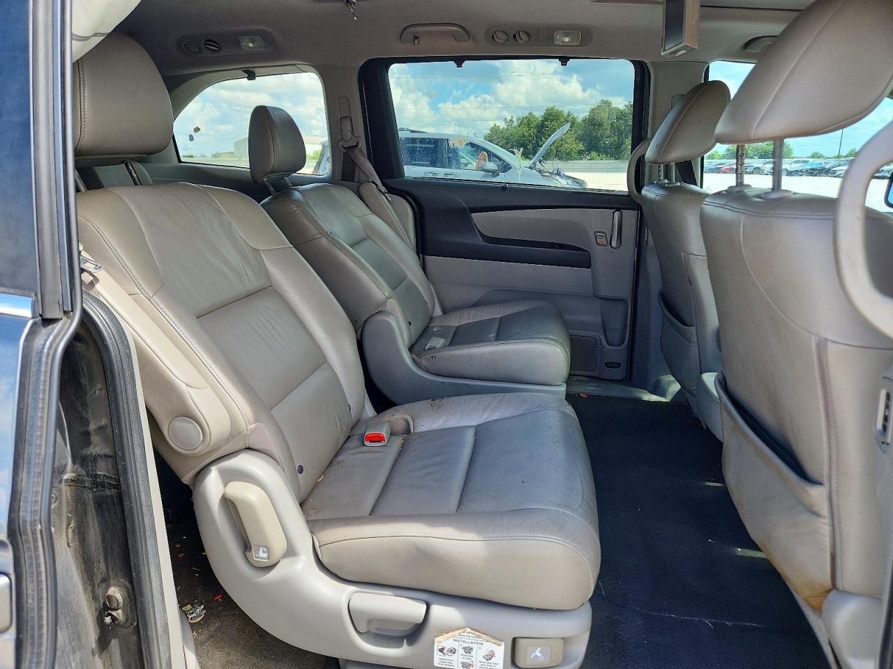 2013 Honda Odyssey Exl Серый vin: 5FNRL5H61DB023055