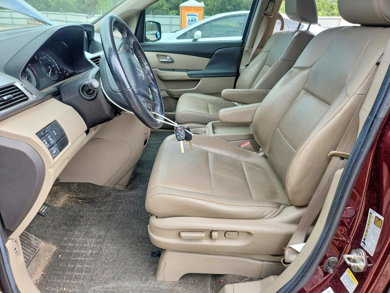 2013 Honda Odyssey Exl Темно-бордовый vin: 5FNRL5H61DB033682