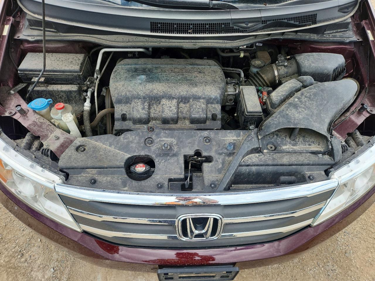 2013 Honda Odyssey Exl Темно-бордовый vin: 5FNRL5H61DB033682