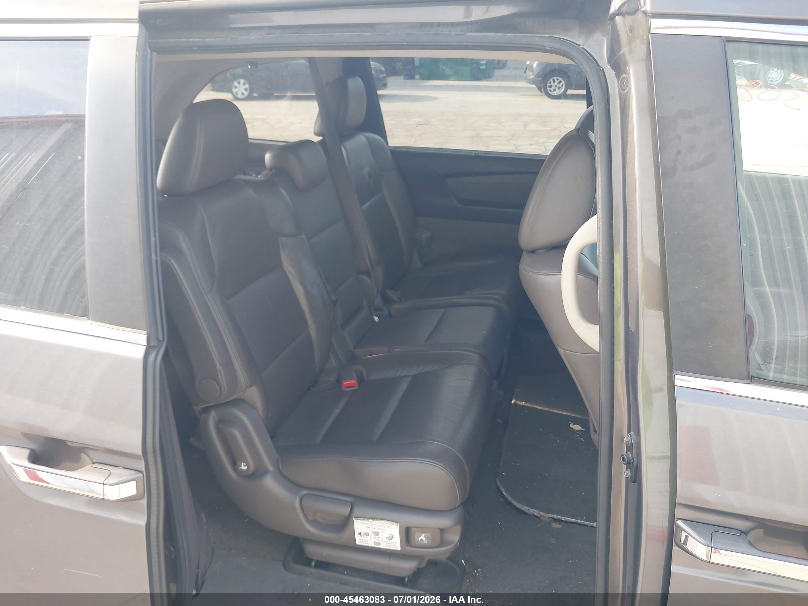 2013 Honda Odyssey Ex-l Gray vin: 5FNRL5H61DB044164