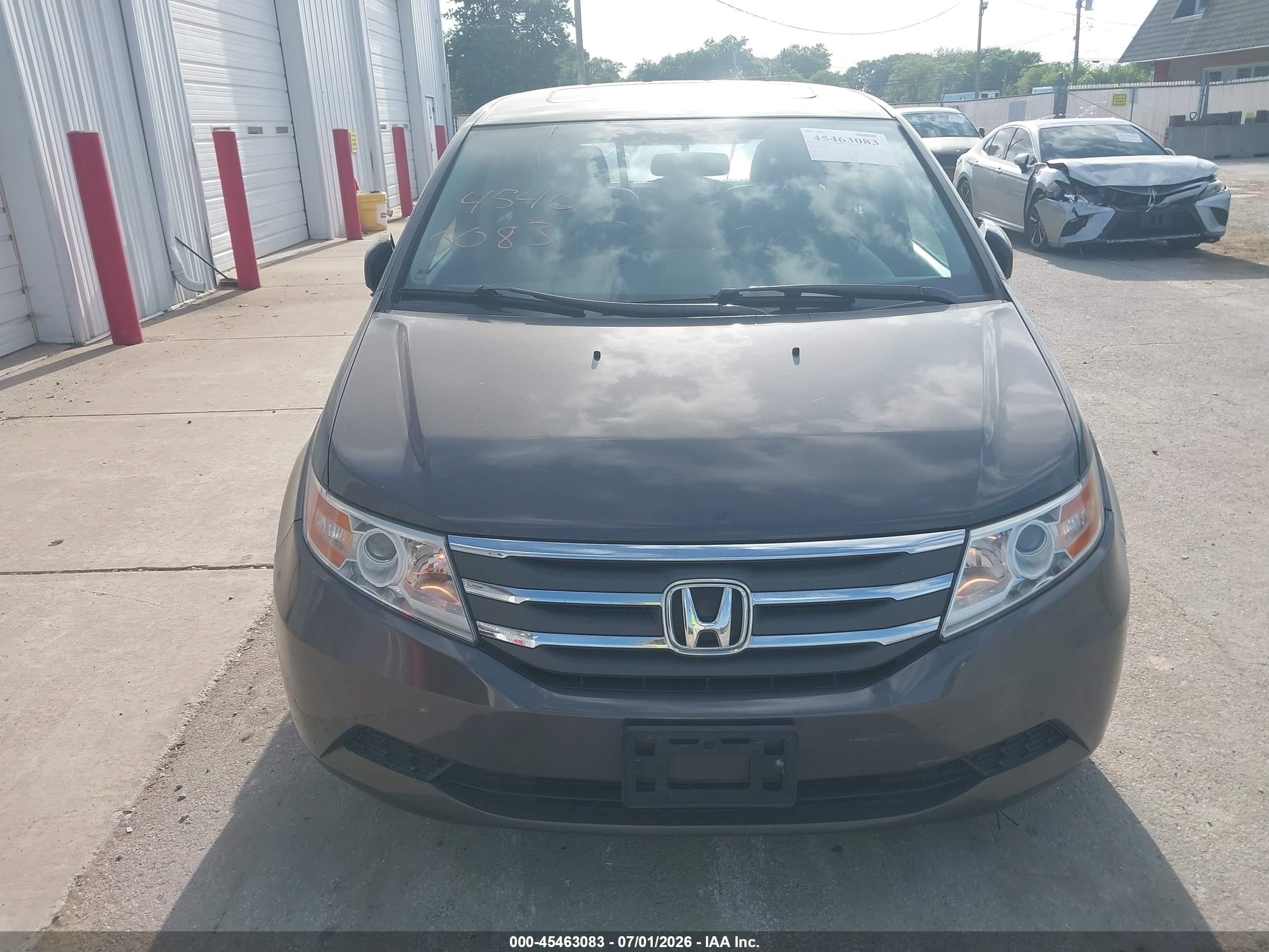 2013 Honda Odyssey Ex-l Gray vin: 5FNRL5H61DB044164
