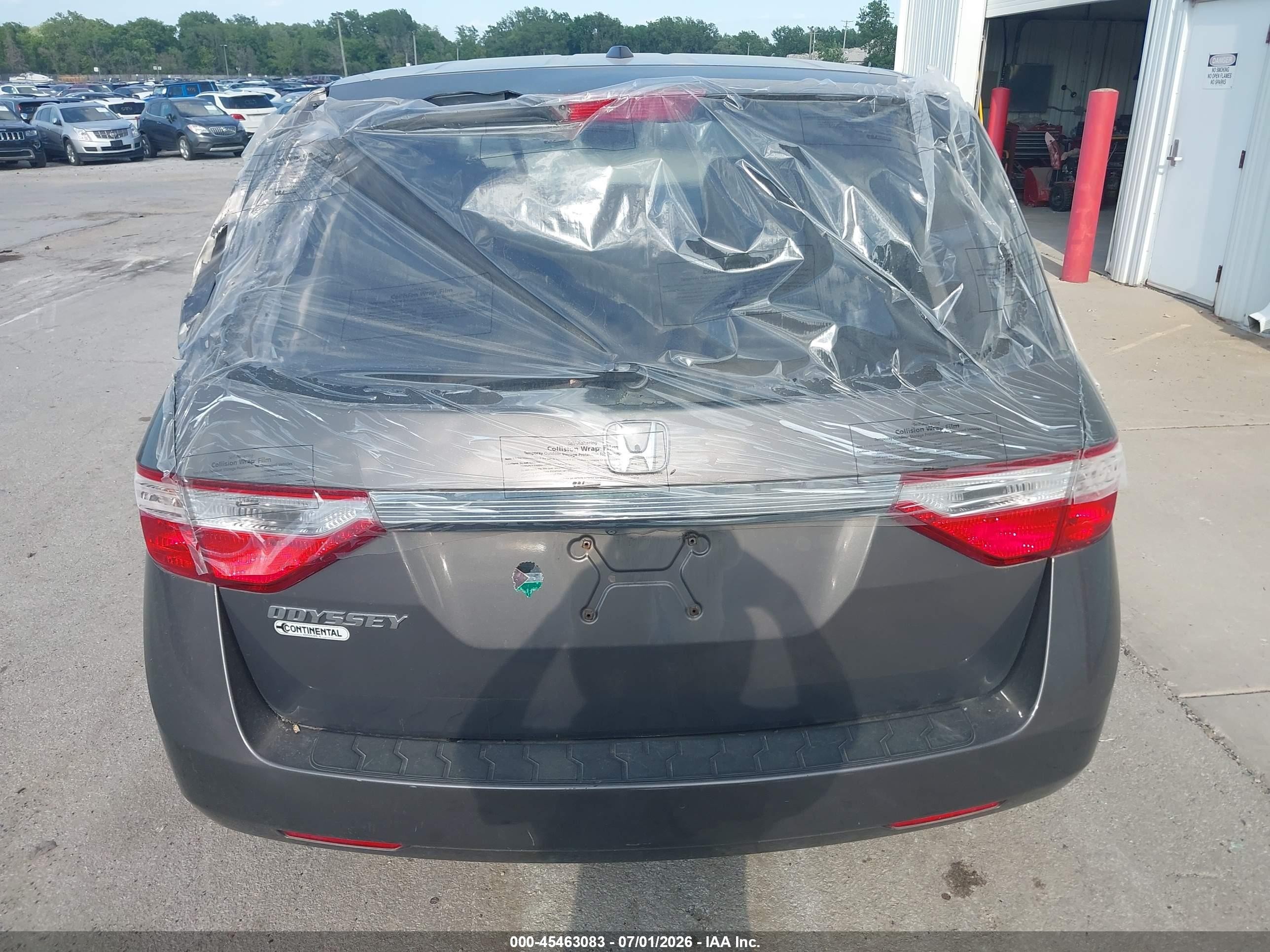 2013 Honda Odyssey Ex-l Gray vin: 5FNRL5H61DB044164