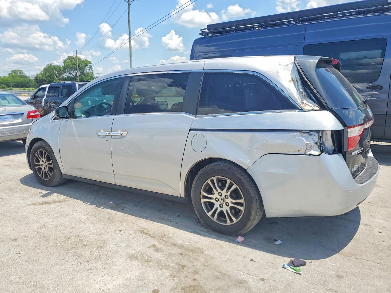 2013 Honda Odyssey Exl Серый vin: 5FNRL5H61DB045783