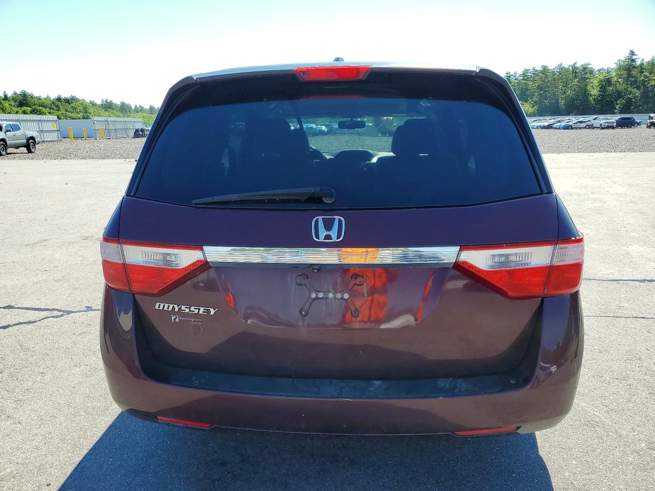 2013 Honda Odyssey Exl Maroon vin: 5FNRL5H61DB064348