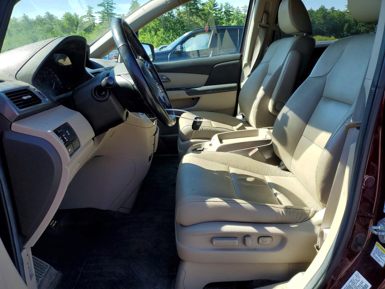 2013 Honda Odyssey Exl Maroon vin: 5FNRL5H61DB064348