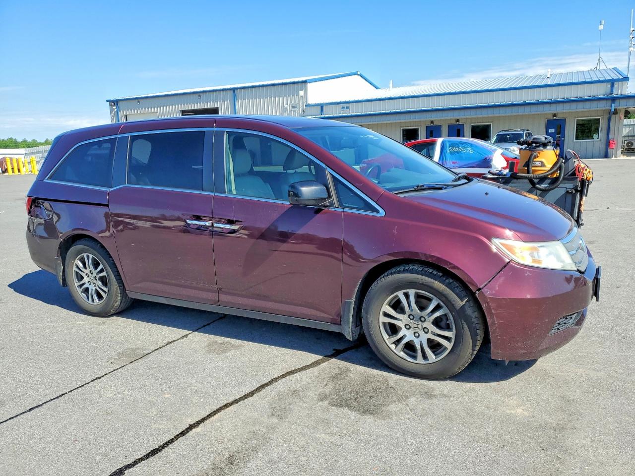 2013 Honda Odyssey Exl Maroon vin: 5FNRL5H61DB064348