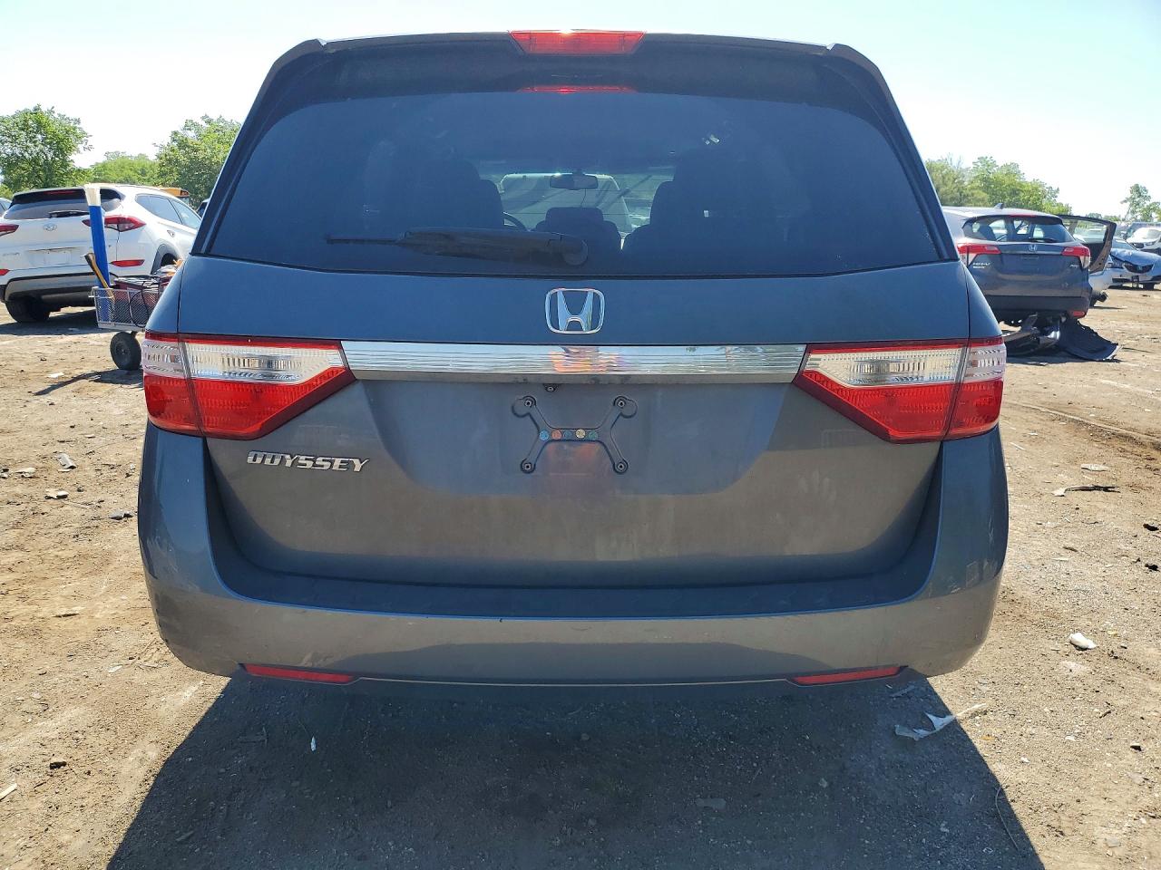 2013 Honda Odyssey Exl Gray vin: 5FNRL5H61DB066102