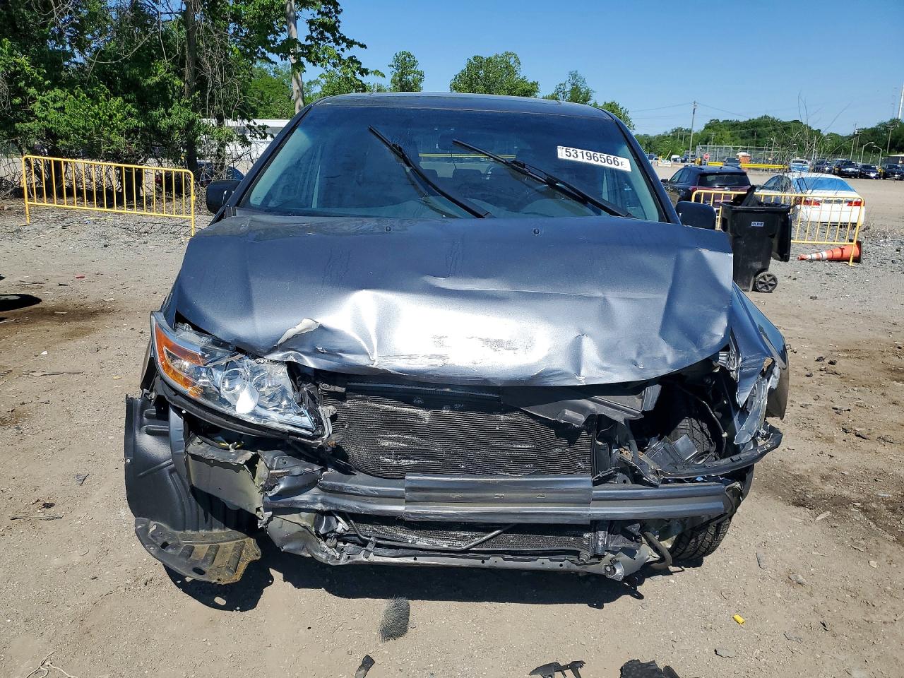 2013 Honda Odyssey Exl Gray vin: 5FNRL5H61DB066102
