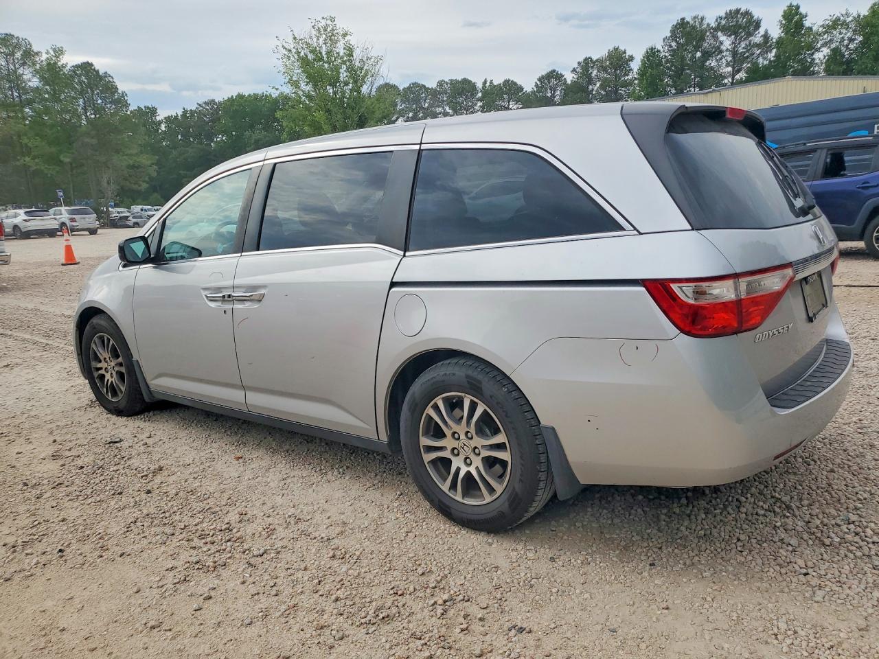2013 Honda Odyssey Exl Silver vin: 5FNRL5H61DB067170