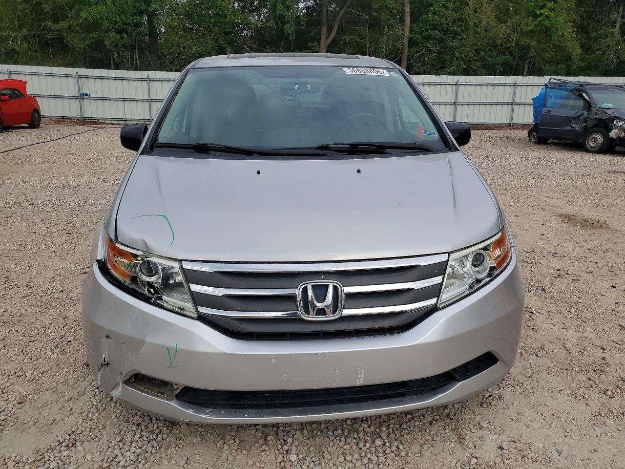 2013 Honda Odyssey Exl Silver vin: 5FNRL5H61DB067170