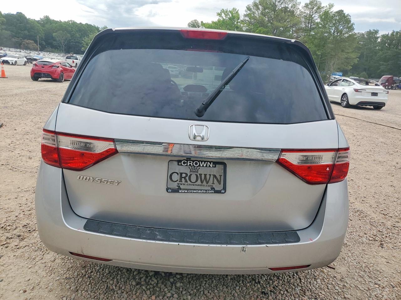2013 Honda Odyssey Exl Silver vin: 5FNRL5H61DB067170
