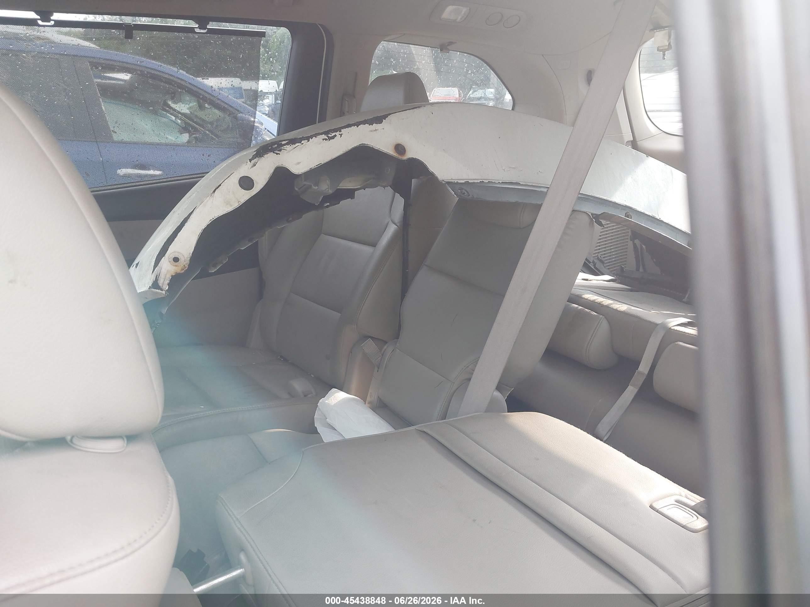 2013 Honda Odyssey Ex-l White vin: 5FNRL5H61DB080520