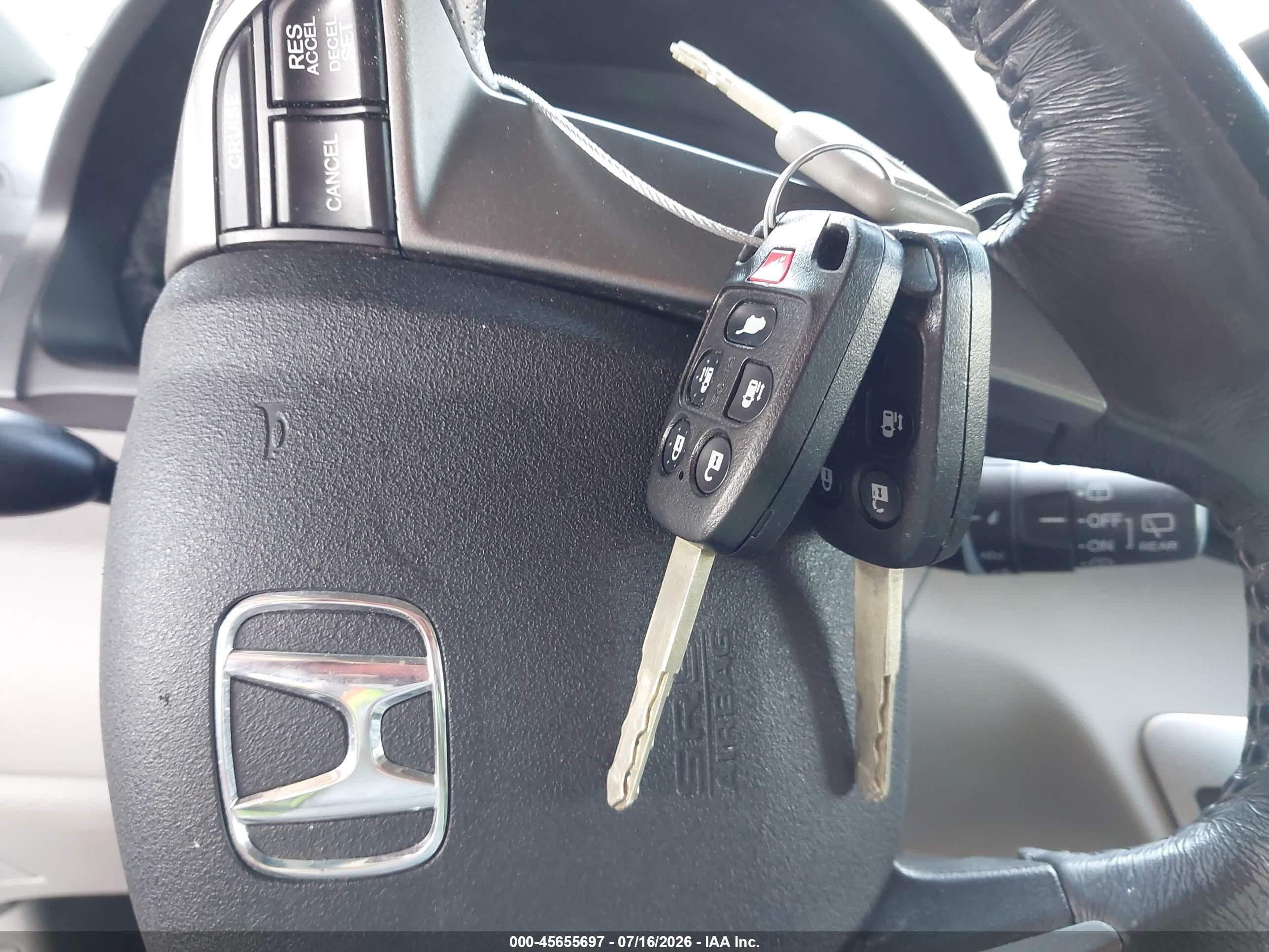 2013 Honda Odyssey Ex-l Silver vin: 5FNRL5H61DB086320