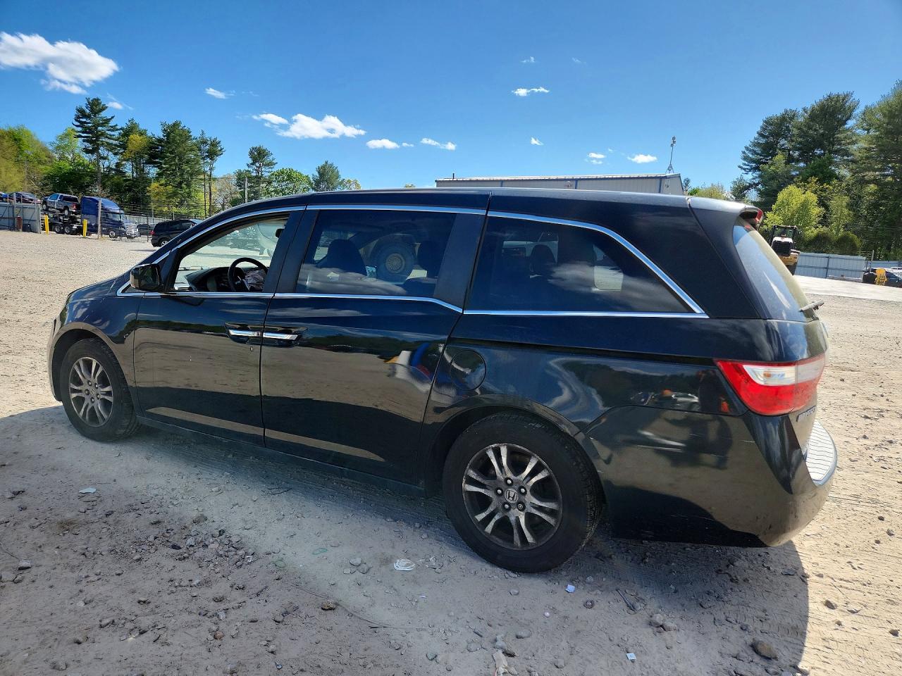 2013 Honda Odyssey Exl Black vin: 5FNRL5H61DB087905