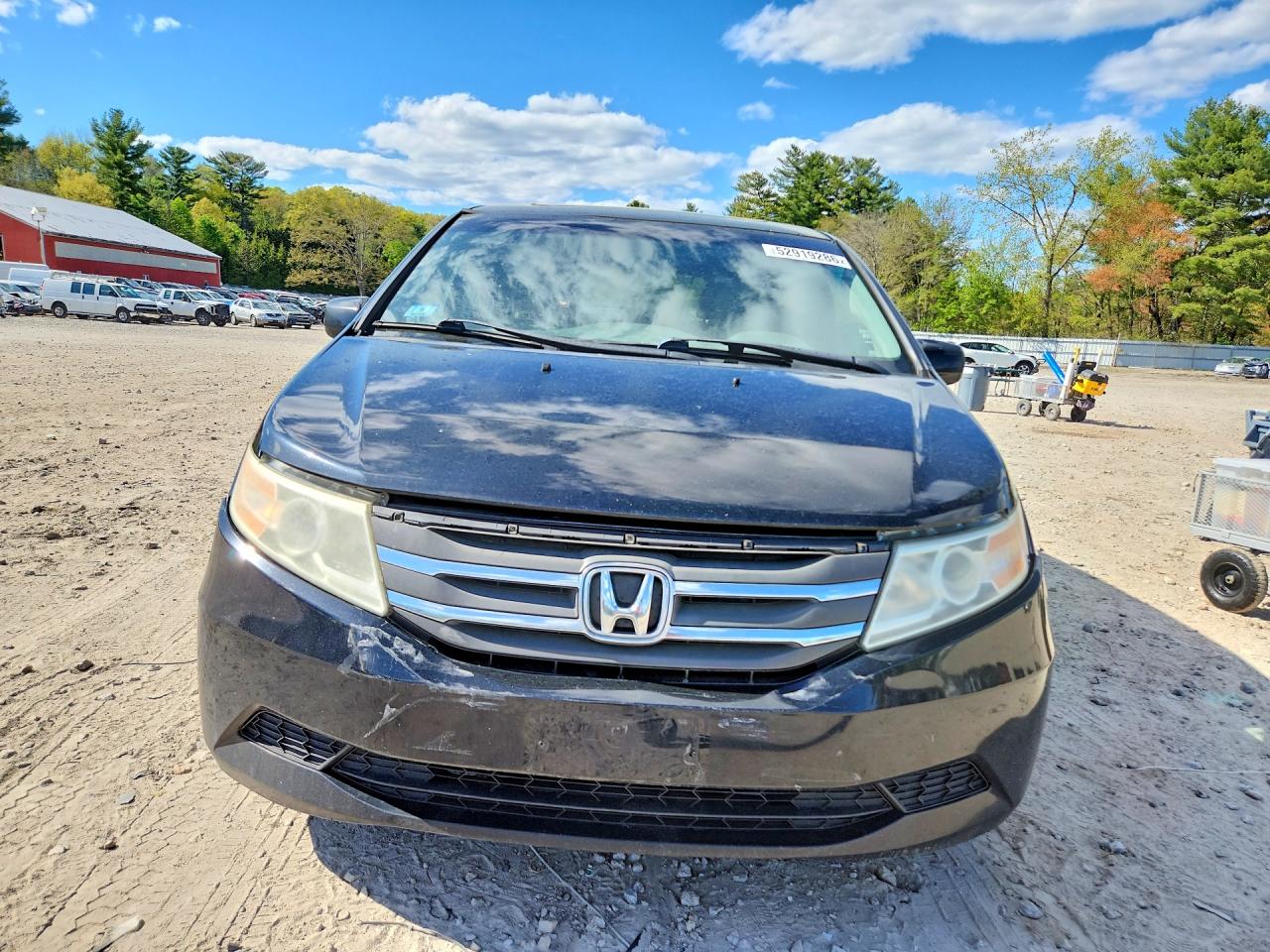 2013 Honda Odyssey Exl Black vin: 5FNRL5H61DB087905
