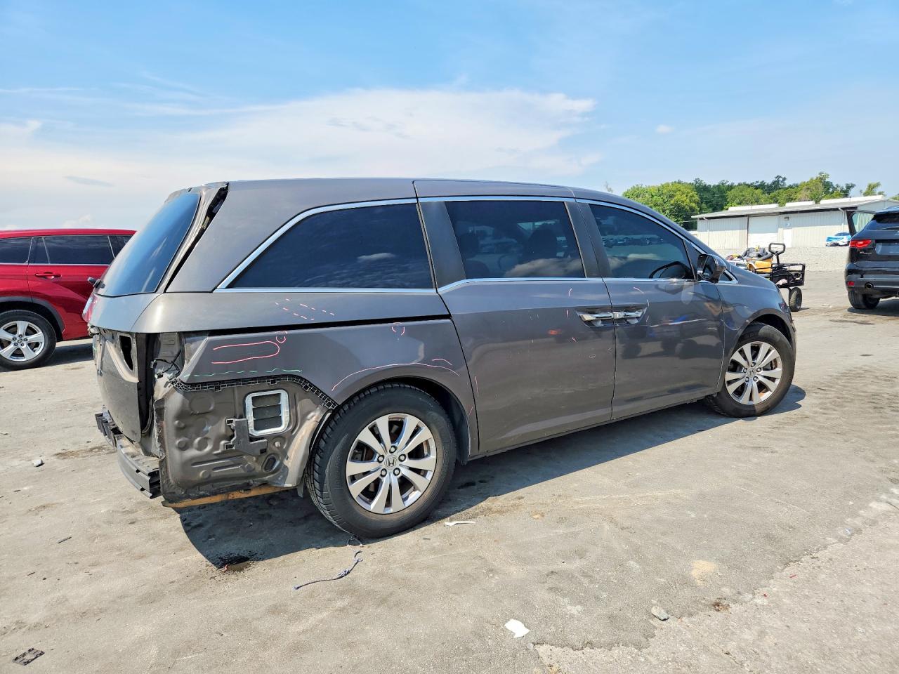 2014 Honda Odyssey Exl Gray vin: 5FNRL5H61EB035093