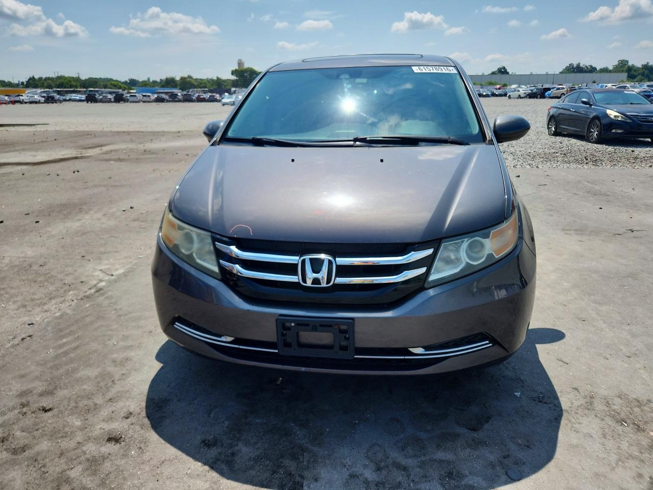 2014 Honda Odyssey Exl Gray vin: 5FNRL5H61EB035093