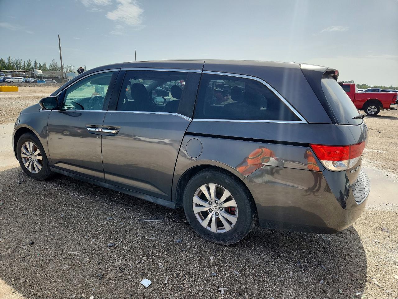 2014 Honda Odyssey Exl Gray vin: 5FNRL5H61EB039578