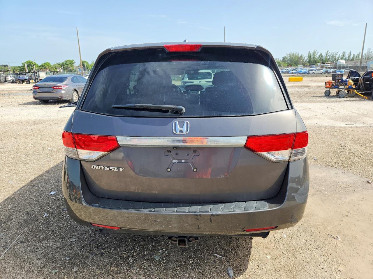 2014 Honda Odyssey Exl Gray vin: 5FNRL5H61EB039578