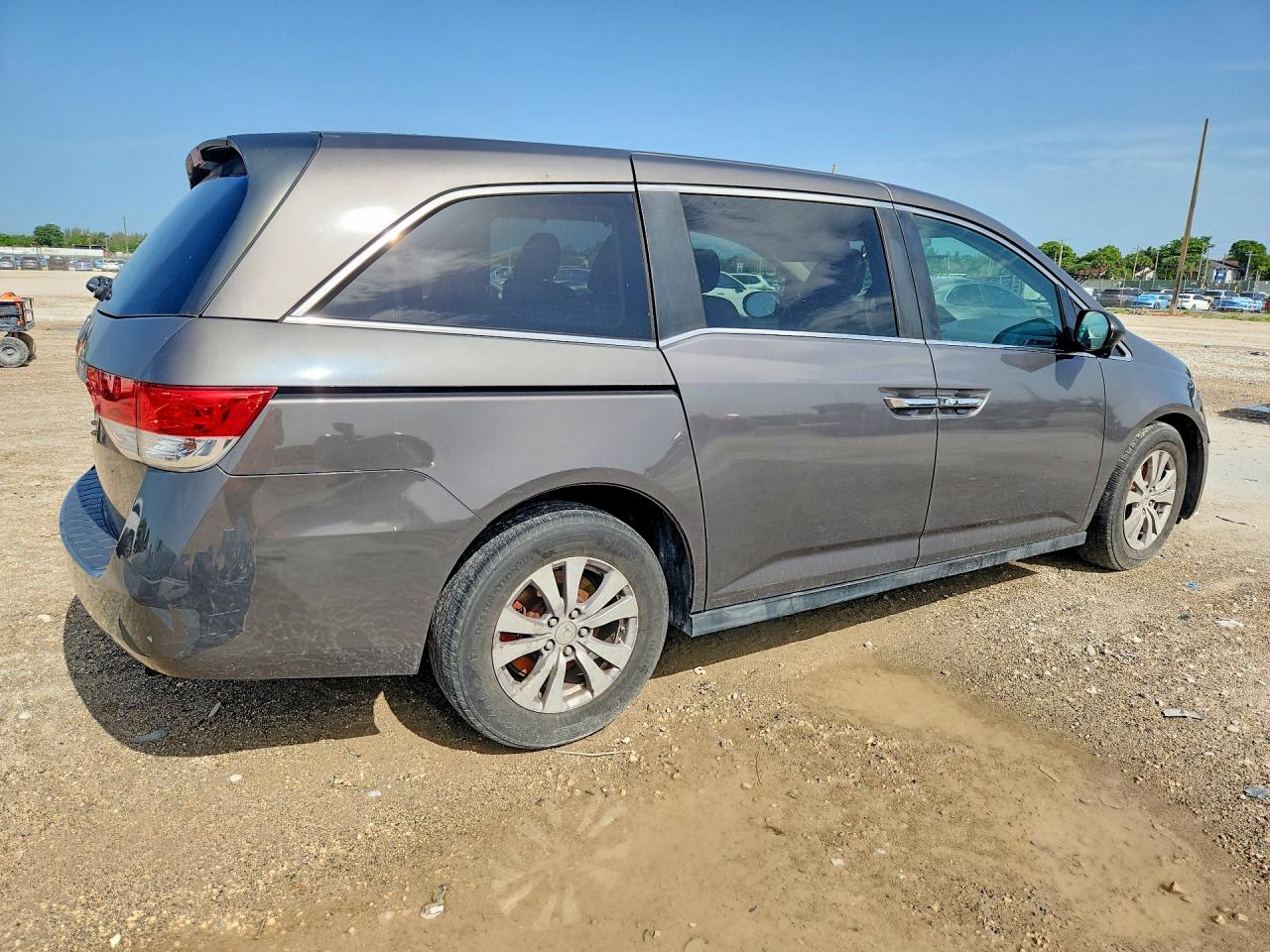 2014 Honda Odyssey Exl Gray vin: 5FNRL5H61EB039578