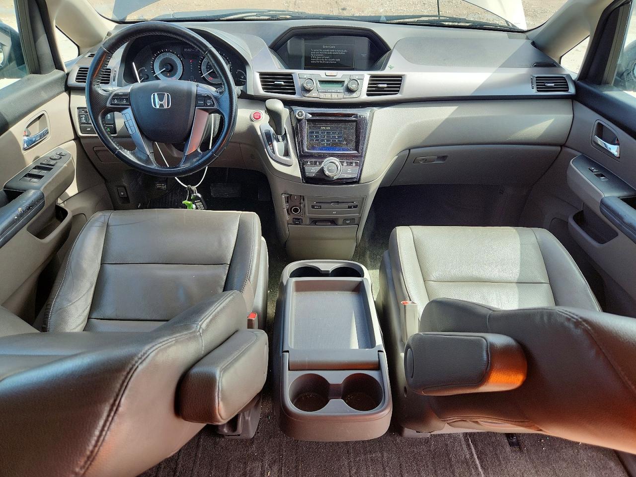 2014 Honda Odyssey Exl Gray vin: 5FNRL5H61EB039578