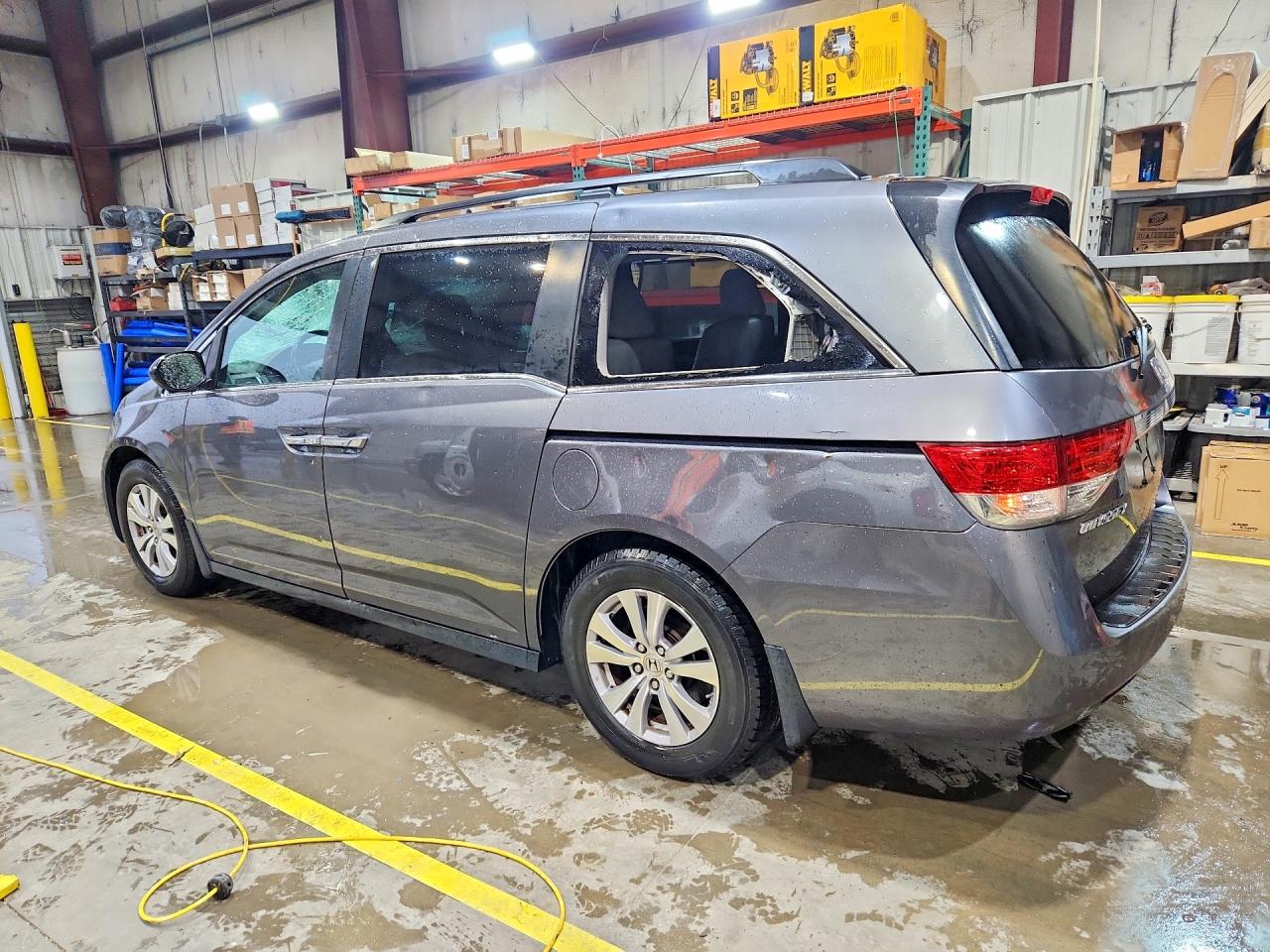 2014 Honda Odyssey Exl Gray vin: 5FNRL5H61EB044778