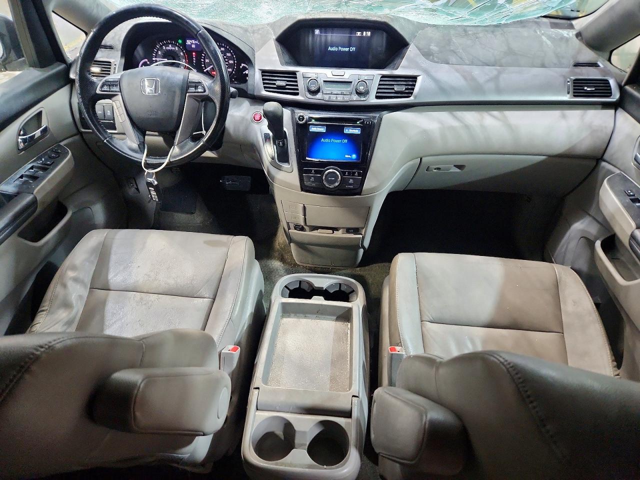 2014 Honda Odyssey Exl Gray vin: 5FNRL5H61EB044778