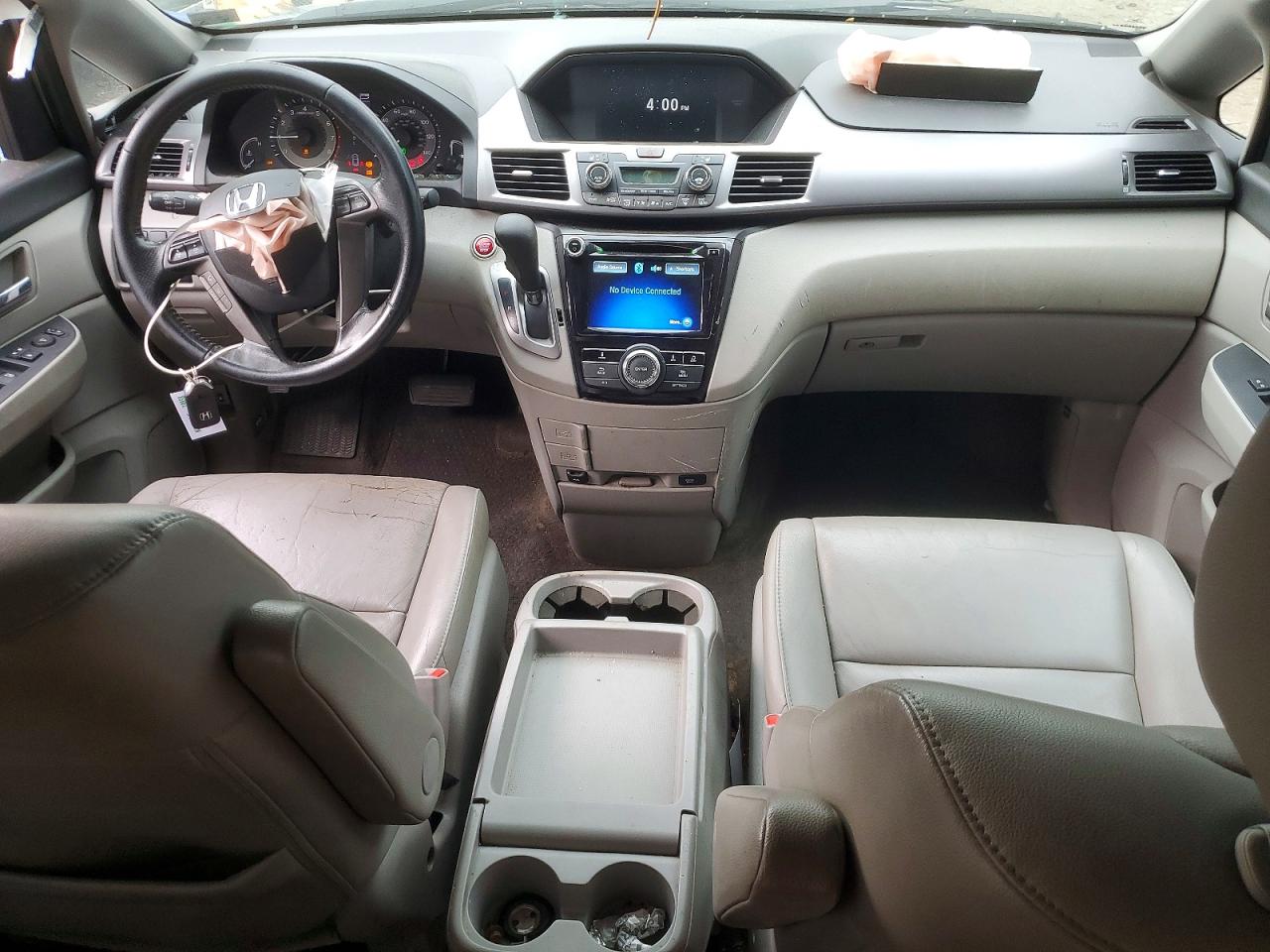 2014 Honda Odyssey Exl Blue vin: 5FNRL5H61EB049513
