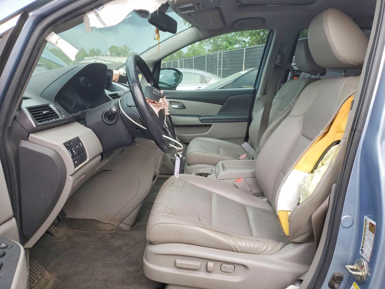 2014 Honda Odyssey Exl Blue vin: 5FNRL5H61EB049513