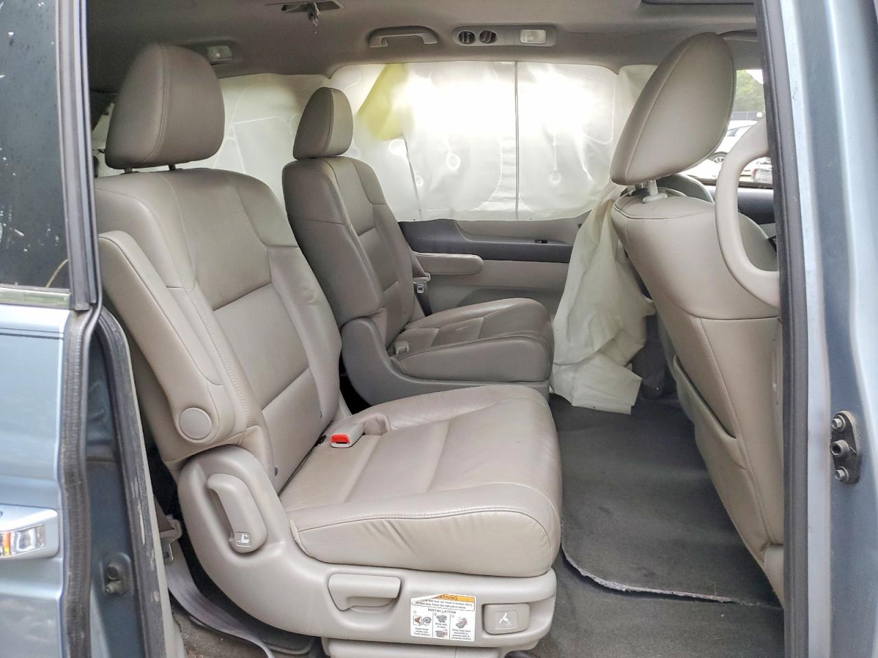 2014 Honda Odyssey Exl Blue vin: 5FNRL5H61EB049513