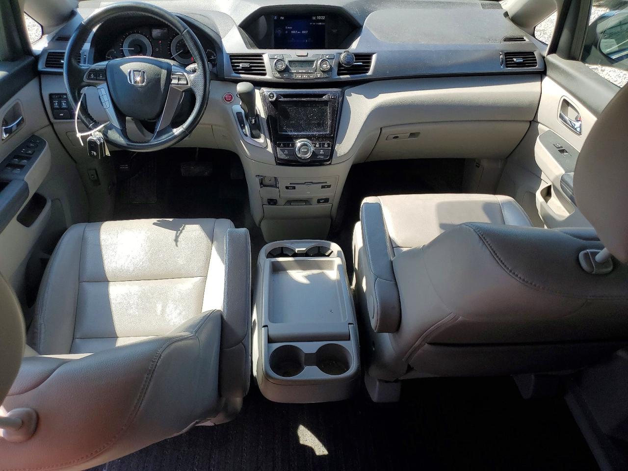 2014 Honda Odyssey Exl Blue vin: 5FNRL5H61EB052931