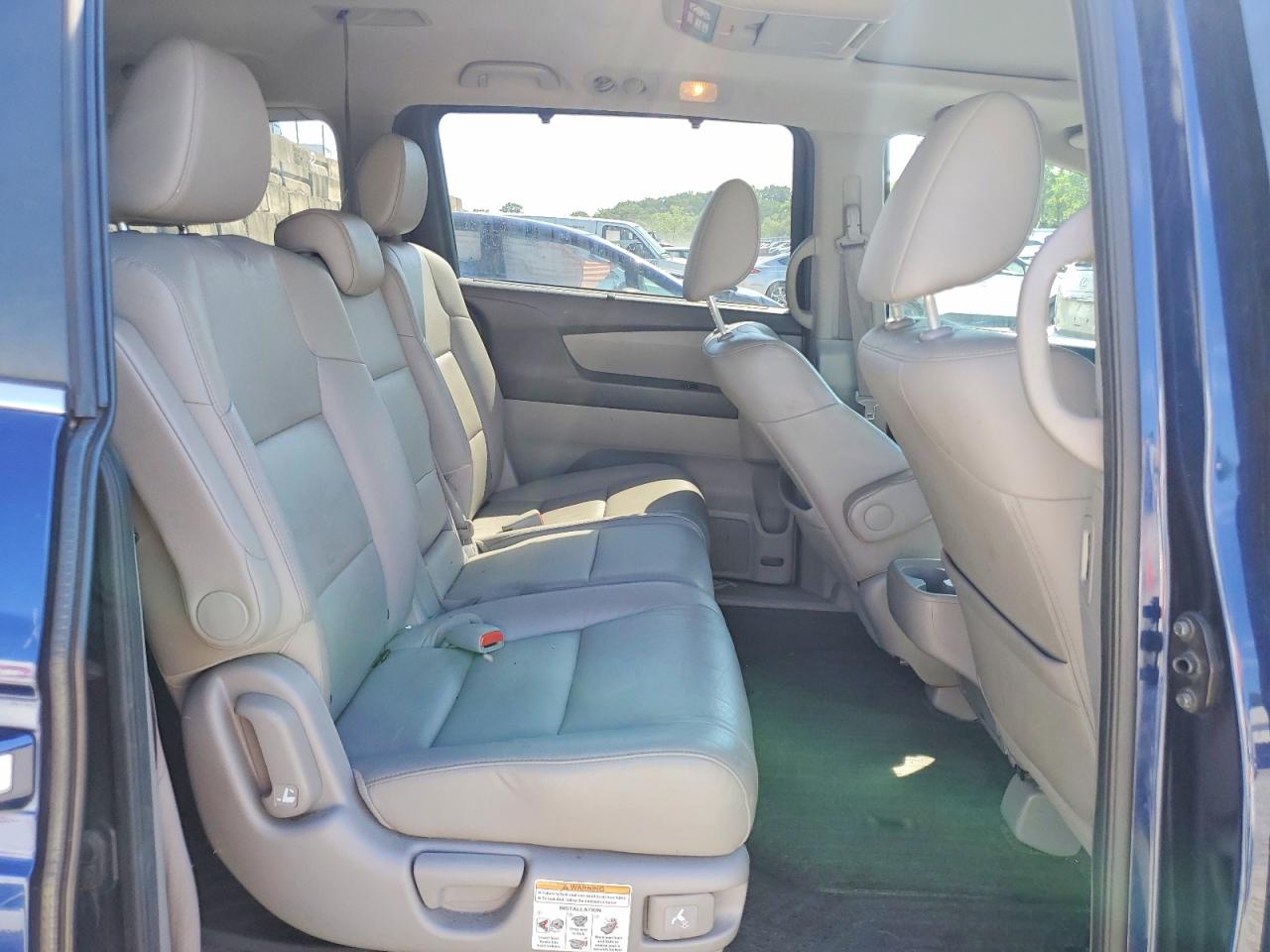 2014 Honda Odyssey Exl Blue vin: 5FNRL5H61EB052931