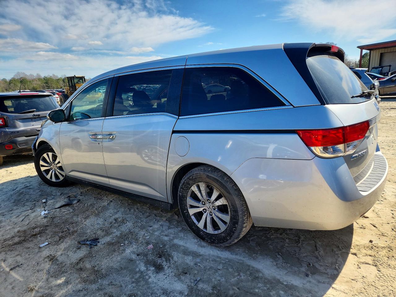 2014 Honda Odyssey Exl Silver vin: 5FNRL5H61EB059054