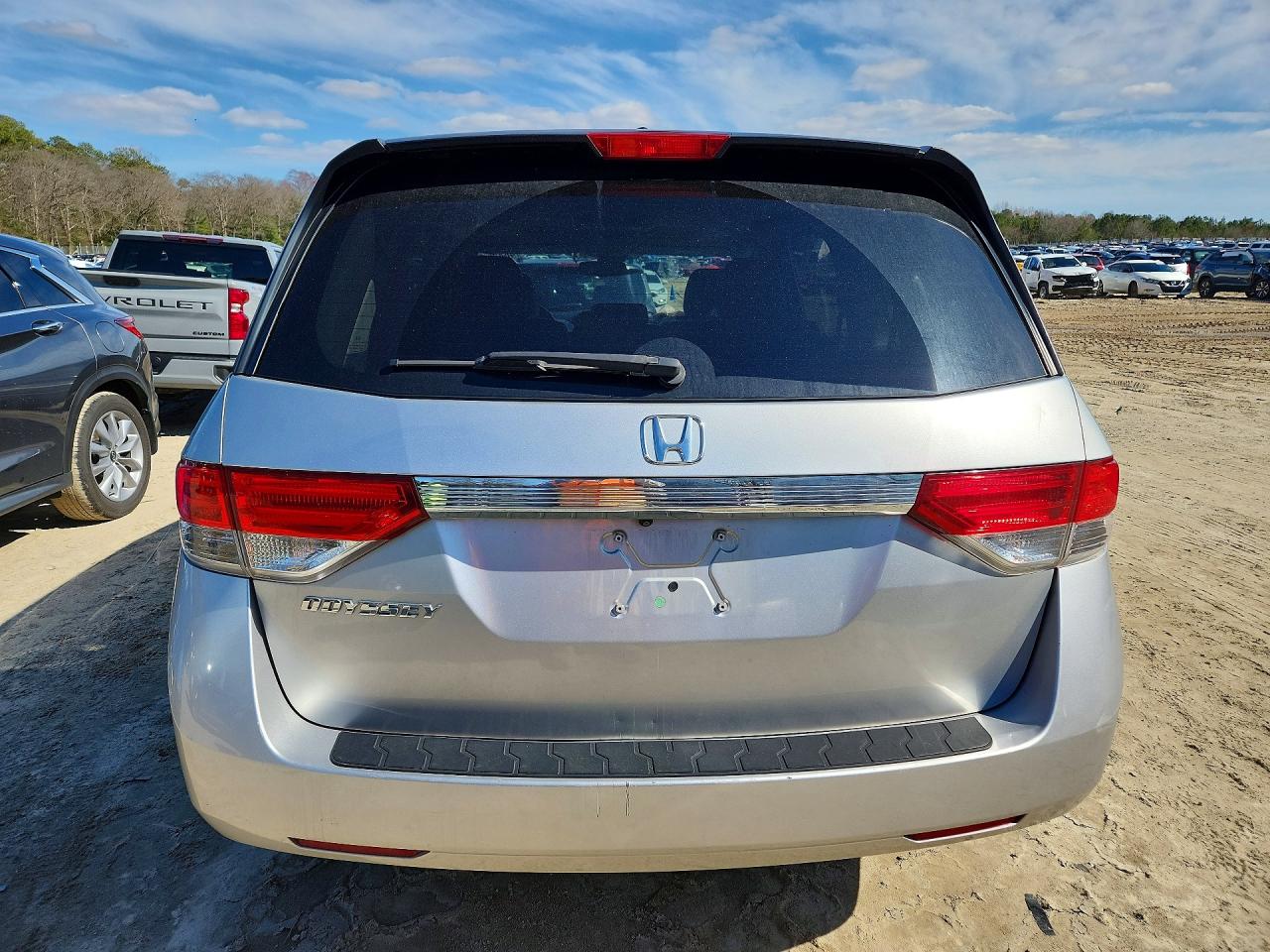 2014 Honda Odyssey Exl Silver vin: 5FNRL5H61EB059054