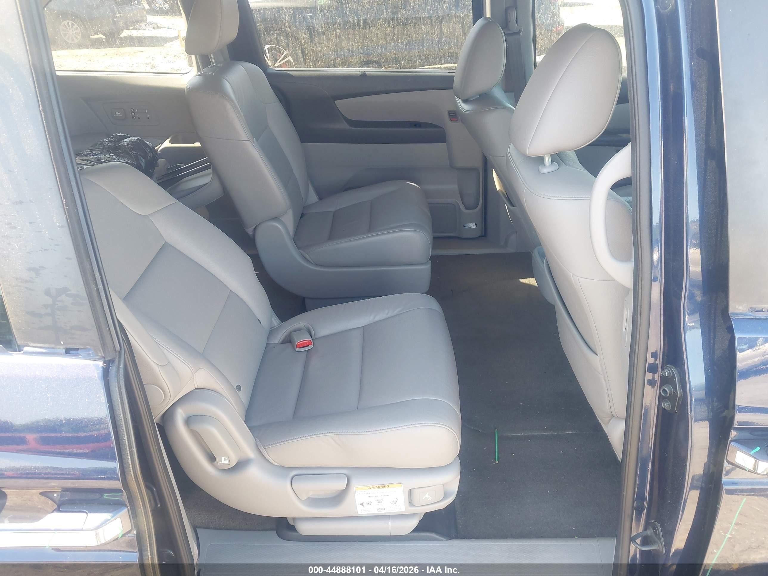 2014 Honda Odyssey Ex-l Dark Blue vin: 5FNRL5H61EB072080