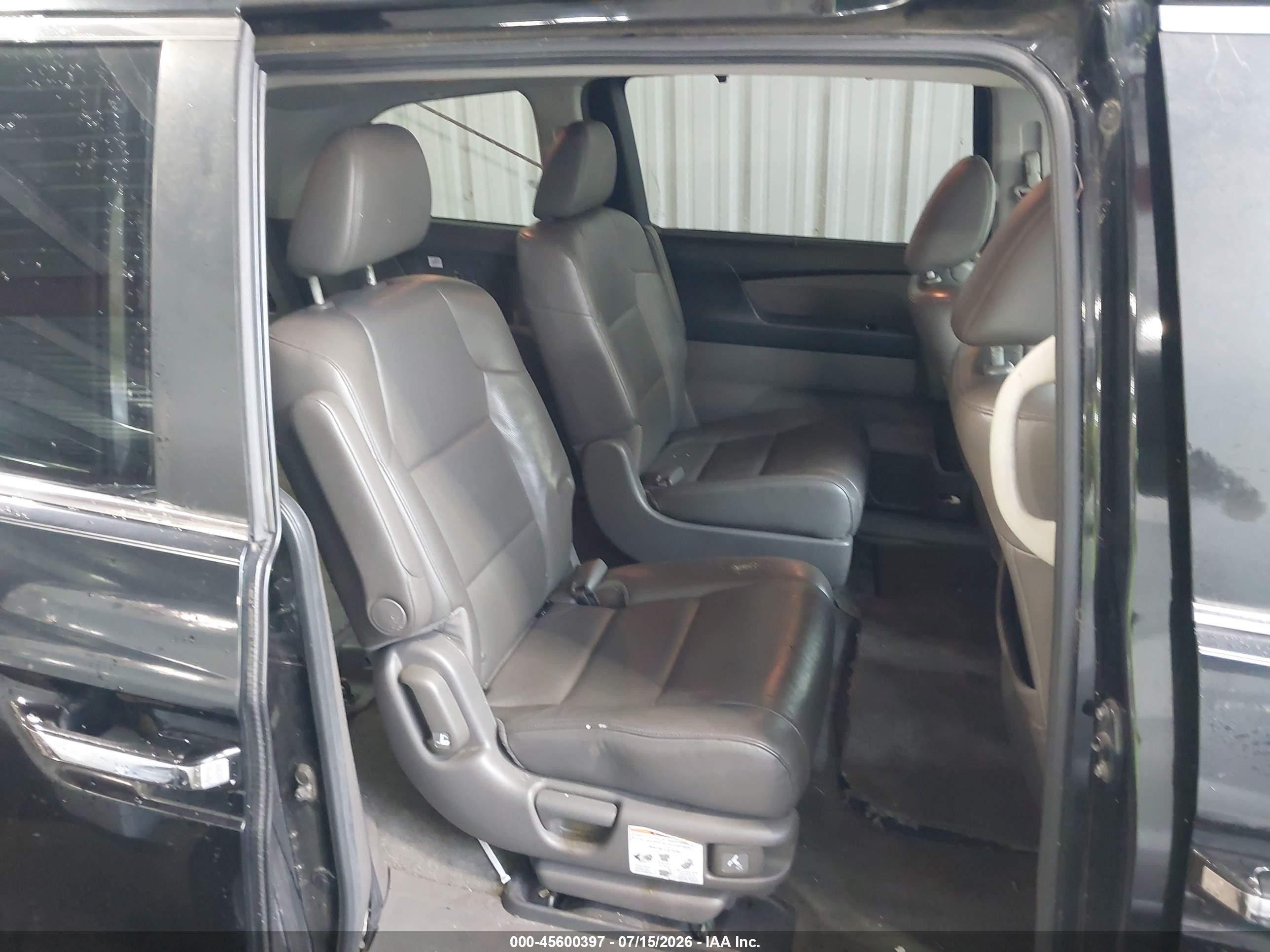 2014 Honda Odyssey Ex-l Черный vin: 5FNRL5H61EB080793