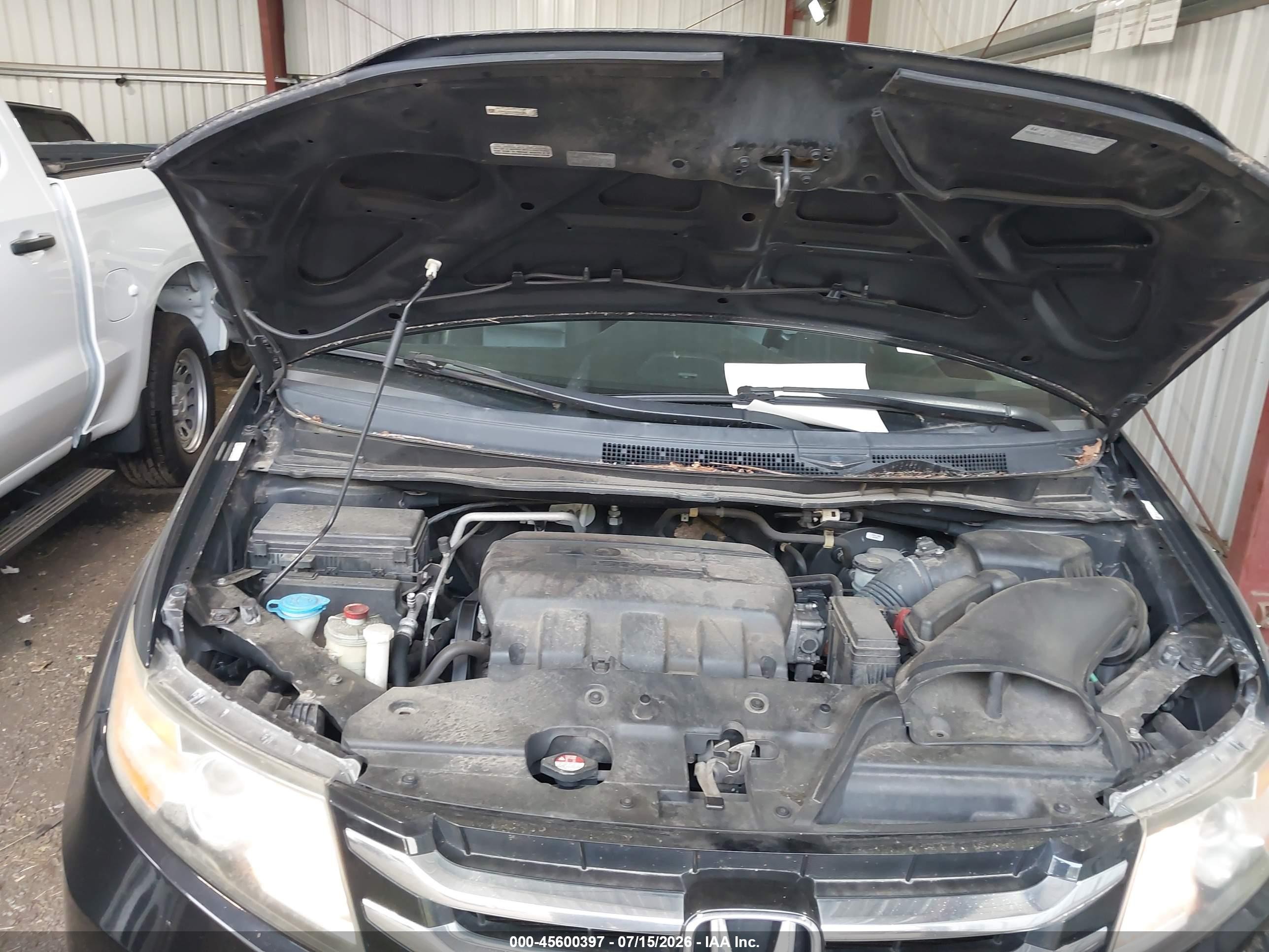 2014 Honda Odyssey Ex-l Черный vin: 5FNRL5H61EB080793