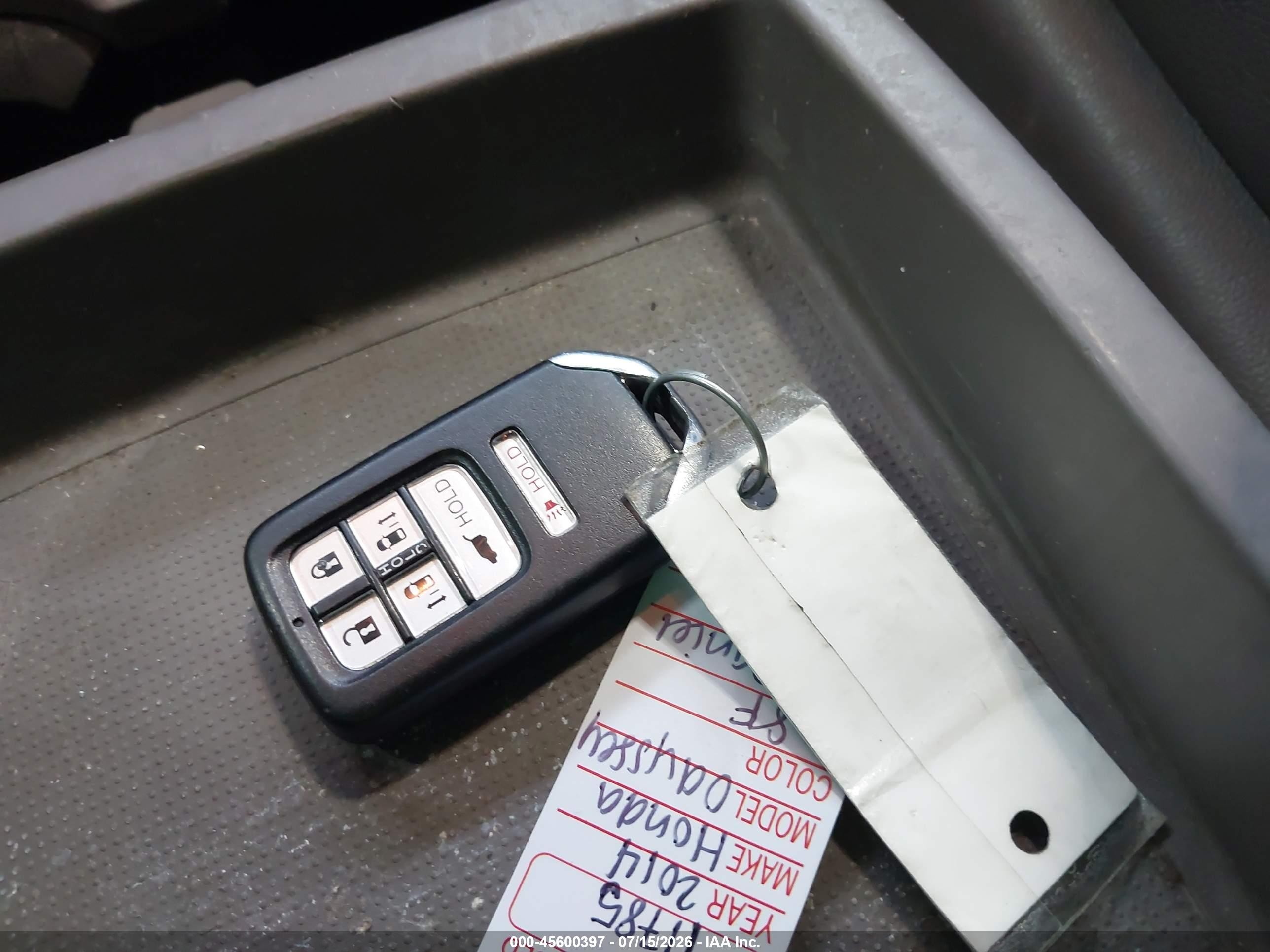 2014 Honda Odyssey Ex-l Черный vin: 5FNRL5H61EB080793