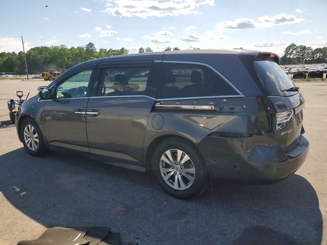 2014 Honda Odyssey Exl Gray vin: 5FNRL5H61EB090577