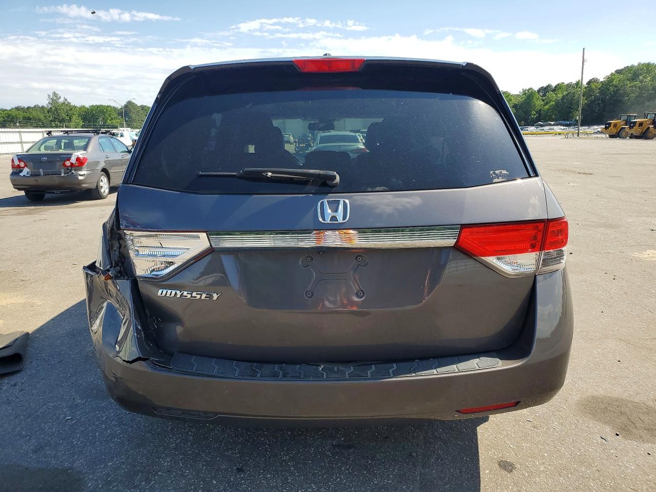 2014 Honda Odyssey Exl Gray vin: 5FNRL5H61EB090577