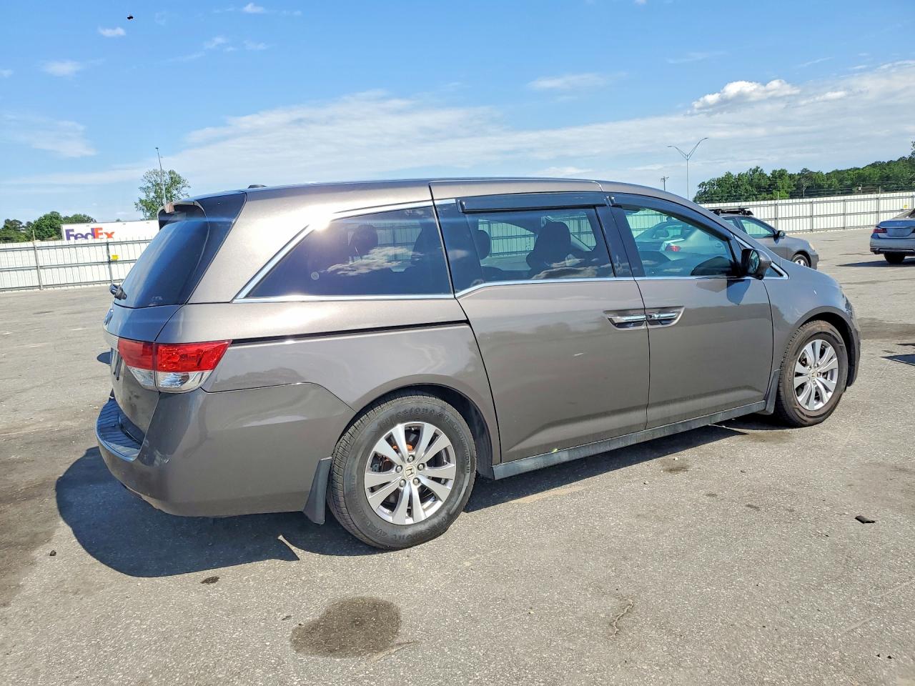 2014 Honda Odyssey Exl Gray vin: 5FNRL5H61EB090577