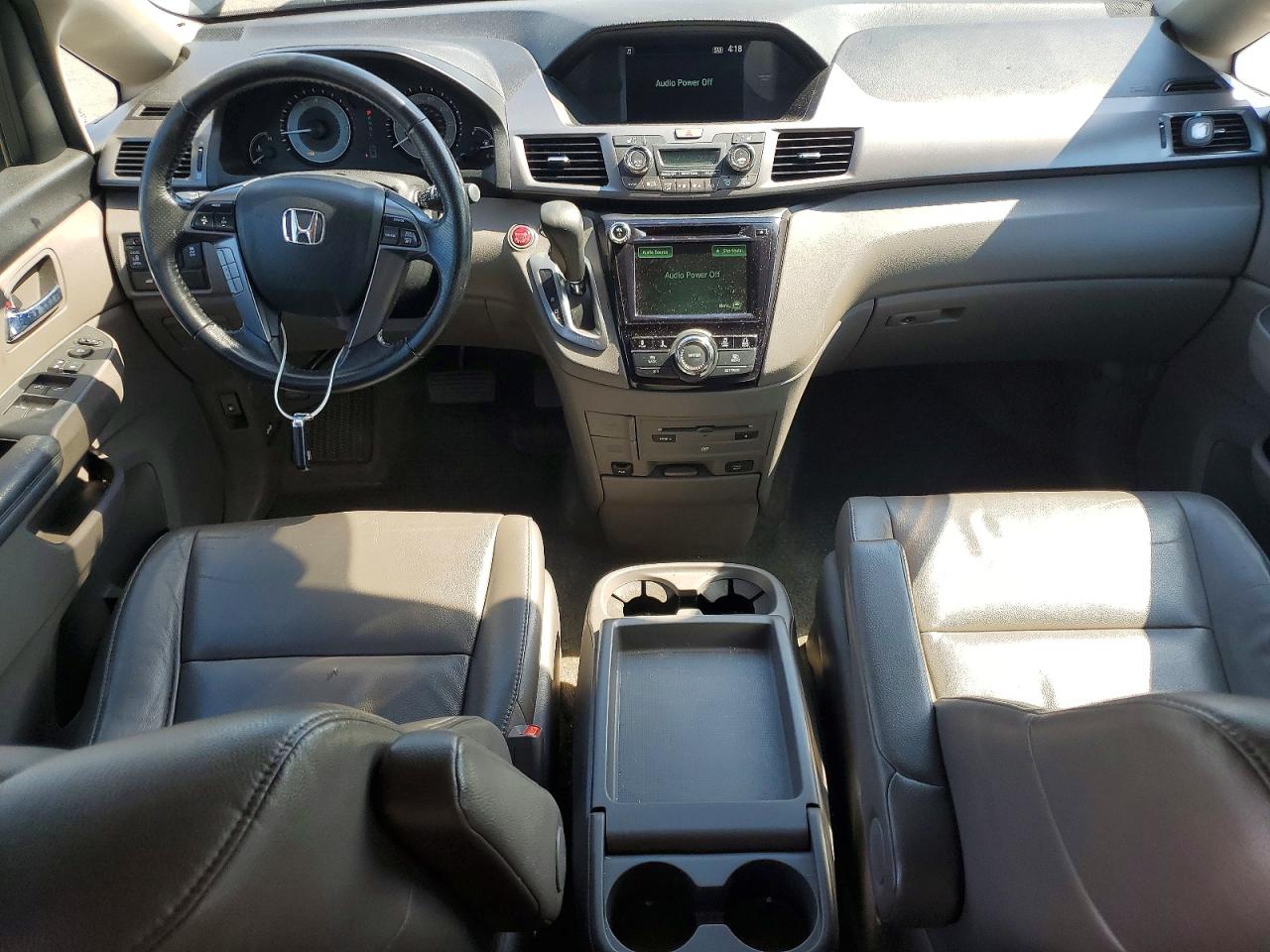 2014 Honda Odyssey Exl Gray vin: 5FNRL5H61EB090577
