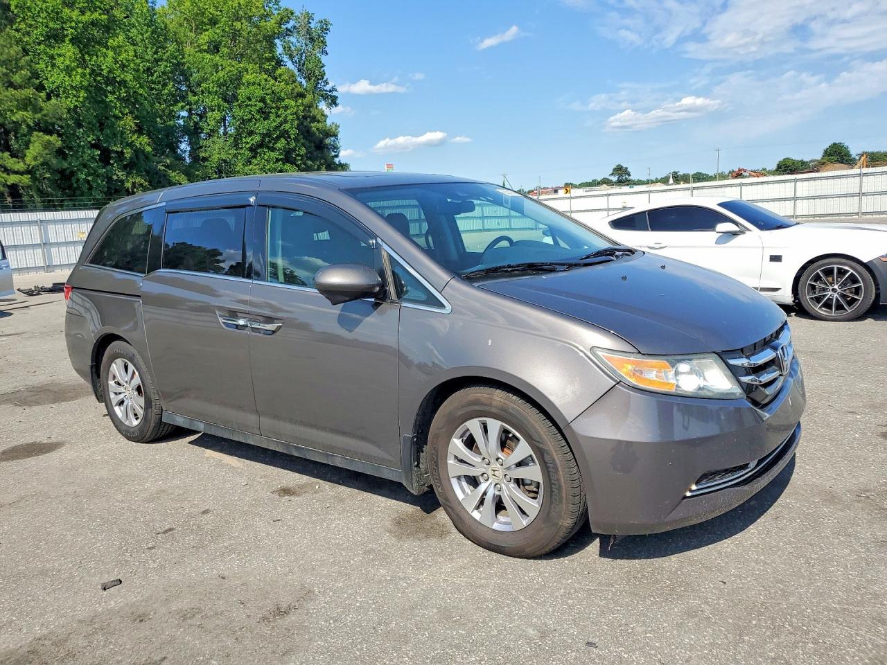 2014 Honda Odyssey Exl Gray vin: 5FNRL5H61EB090577