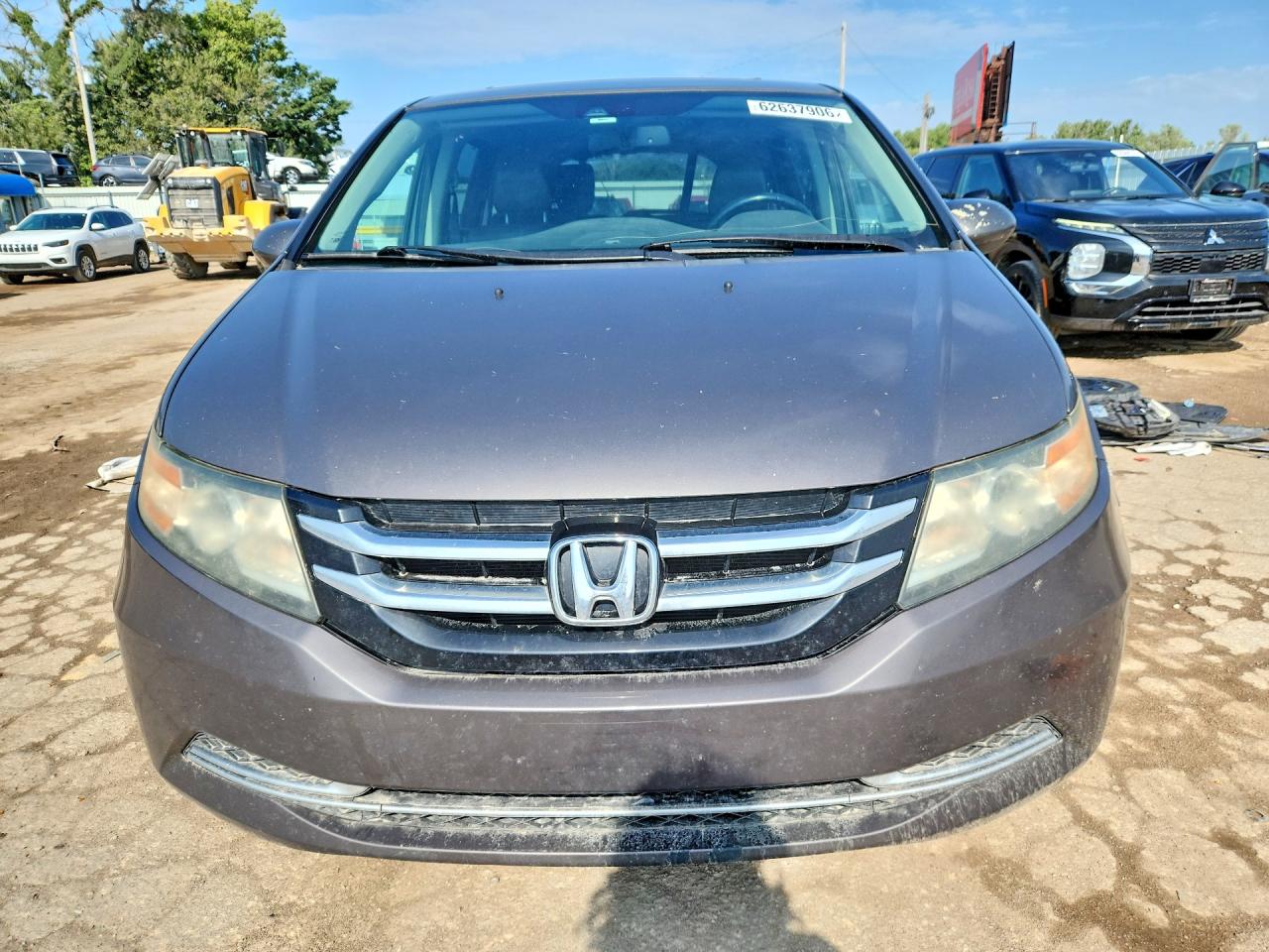 2014 Honda Odyssey Exl Gray vin: 5FNRL5H61EB105286