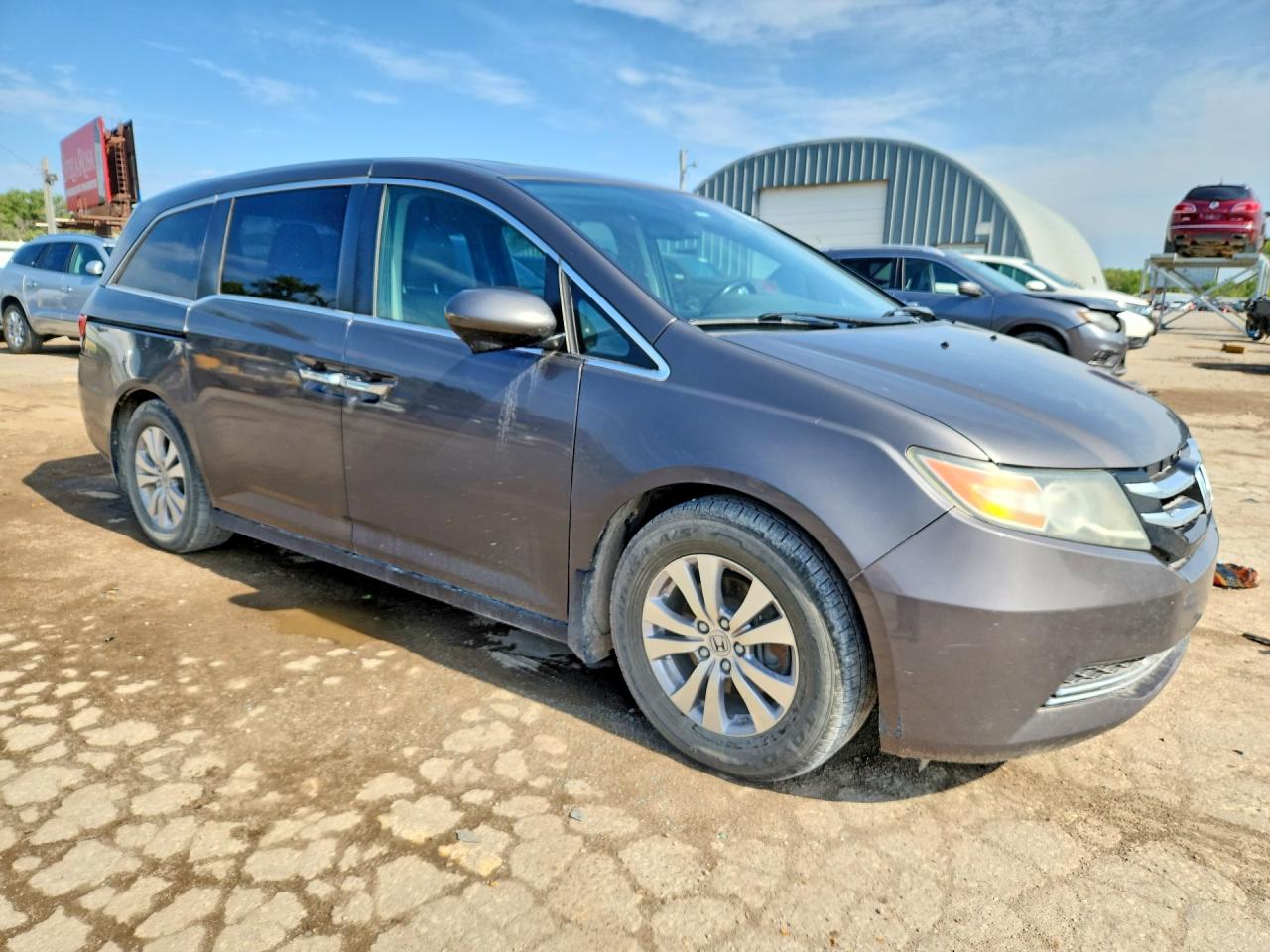 2014 Honda Odyssey Exl Gray vin: 5FNRL5H61EB105286
