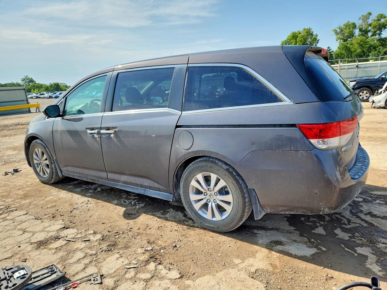 2014 Honda Odyssey Exl Gray vin: 5FNRL5H61EB105286