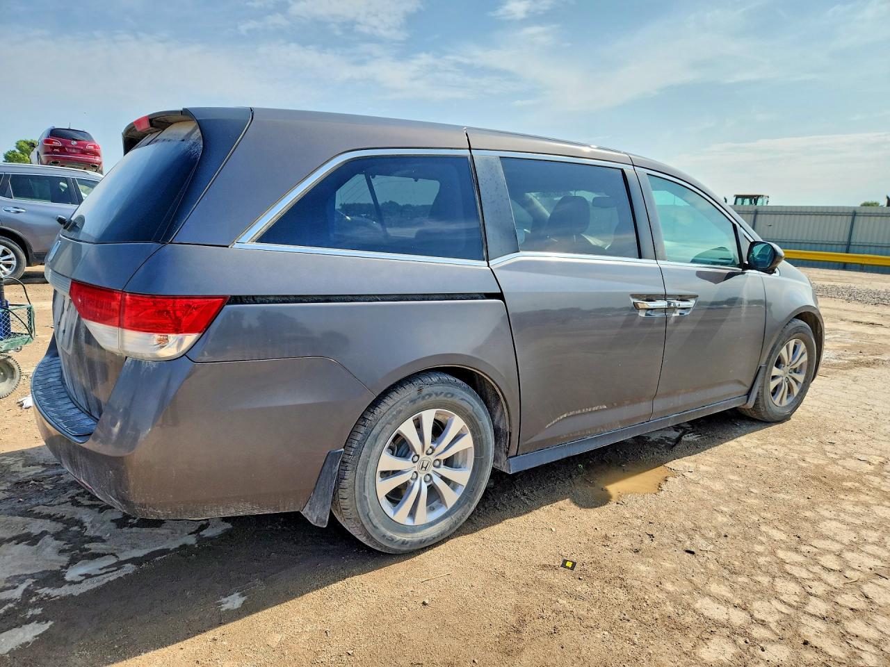 2014 Honda Odyssey Exl Gray vin: 5FNRL5H61EB105286