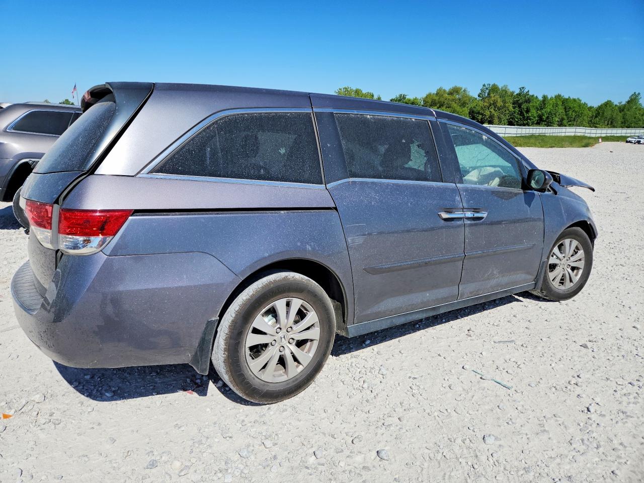 2014 Honda Odyssey Exl Gray vin: 5FNRL5H61EB114375